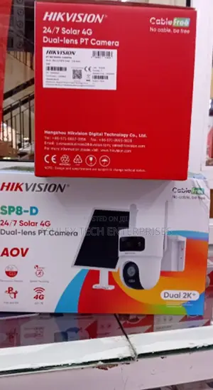 Hikvision Kamera ya 8MP Dual Lens 4G ya Solar