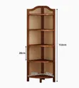 5-Tier Bamboo Corner Shelf - 3