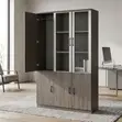 3-Door Wooden Office Cabinet - 5