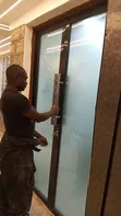 Mlango wa Aluminium wa Kioo Usioonekana wa Double - 4