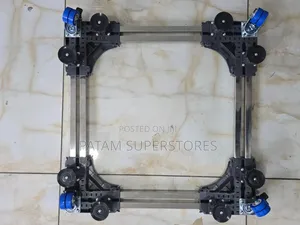 Heavy Duty Movable Base Rack for Washing Machine & Refrigerator (65x65cm)