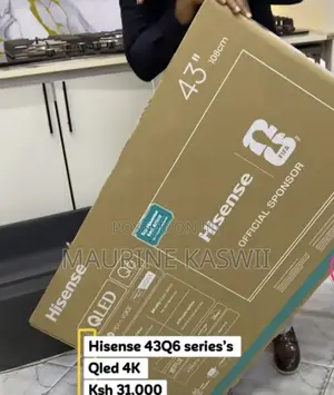 Hisense 43" QLED 4K TV - Brand New