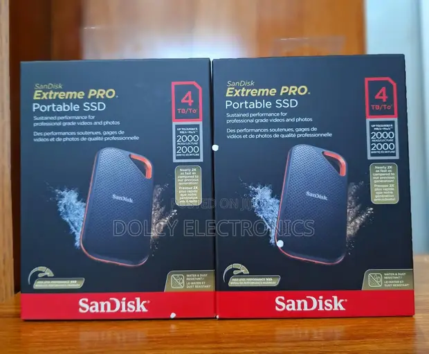 SanDisk Extreme Pro Portable SSD 4TB - 1