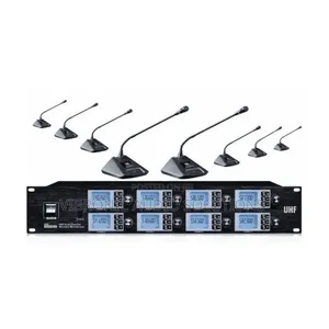 BNK BK-6666 4-Channel Wireless Gooseneck Conference Microphone