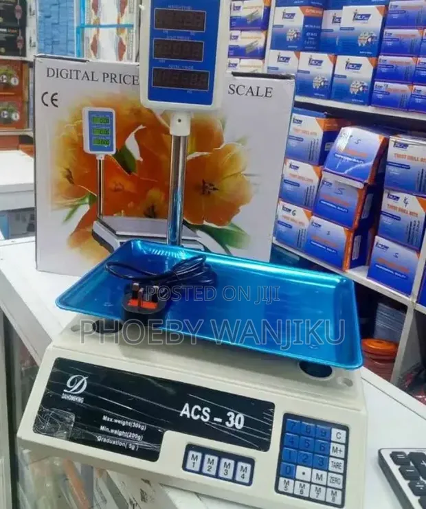 ACS 30KG Digital Price Computing Scale yenye Mkono - 1