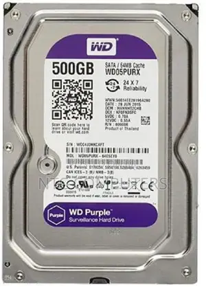 500GB WD Purple Surveillance HDD
