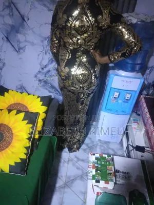 Women's Gold Sequin Mermaid Dress