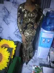 Kanzu ya Dhahabu ya Wanawake ya Sequin Mermaid - 3