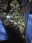 Kanzu ya Dhahabu ya Wanawake ya Sequin Mermaid - 4