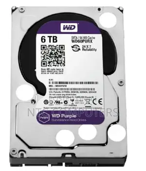6TB WD Purple HDD ya Surveillance