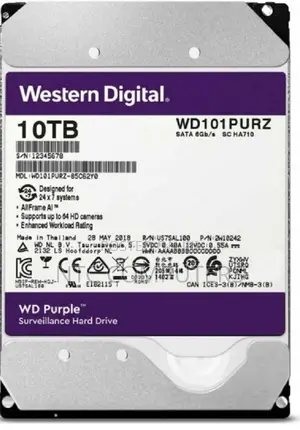 10TB WD Purple Hardisk ya Surveillance