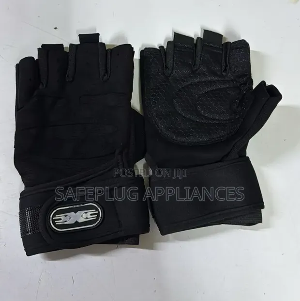 Extra-Large Black Work Gloves - Durable Protective Gear - 1