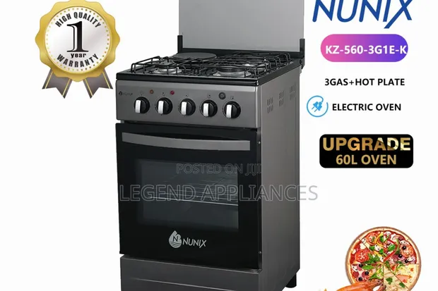 Nunix 50x55cm Standing Cooker - 1