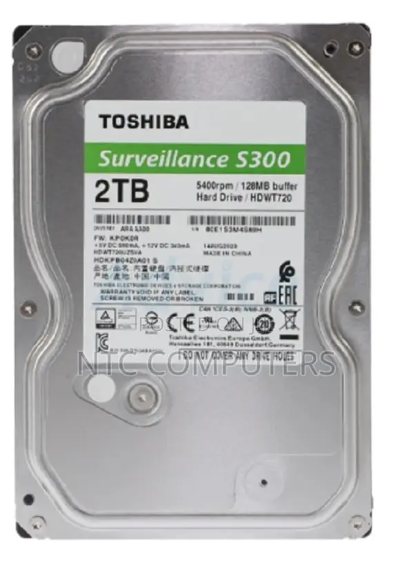 2TB Toshiba Internal HDD - 1