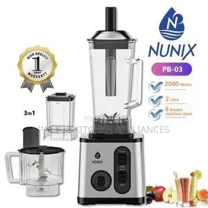 Nunix PB-03 Blender ya 3-in-1 ya Kibiashara