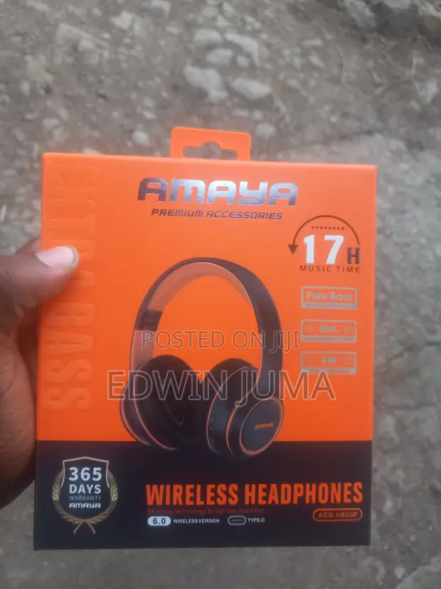 Amaya AEB-H520F Headphones - Mpya Kabisa - 1