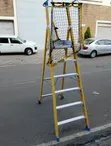 Titan Heavy-Duty Fiberglass Platform Ladder - 2