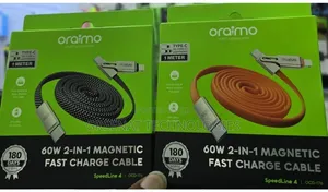 Oraimo SpeedLine 60W 2-in-1 Magnetic USB-C Cable 1M