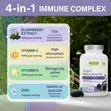 Igennus Elderberry Immune Gummies, Kids 4+, C, D3 & Zinc, 90 - 5