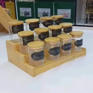 Rafu ya Mianzi na Mieleka 12 ya Viungo ya Kioo Isiyopitisha Hewa