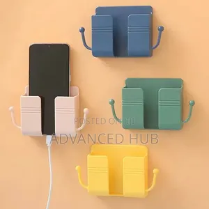 Wall Mounted Phone Holder with Charger