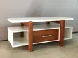 Wooden TV Stand with Cabinet and Drawer - 1