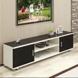 Wooden TV Stand with Cabinet and Drawer - 4