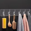 6-in-1 Wall Mounted Adhesive Hook - 1