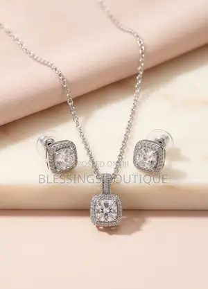 Seti ya Vipande 3 vya Silver Stellar Halo