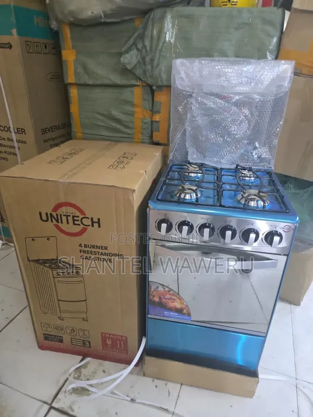 Unitech 50x55cm Jiko la Gesi Kamili la Fedha na Autoignition - 1