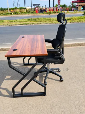 Kiti cha Kazi cha Ergonomic na Dawati la Kisasa la Kusomea