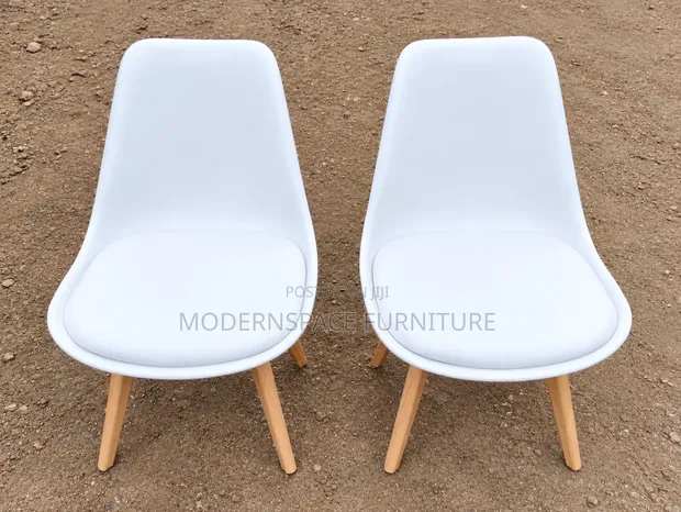 Viti vya Eames Style Vilivyopakwa (Vyeupe) - 1