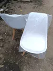 Viti vya Eames Style Vilivyopakwa (Vyeupe) - 2