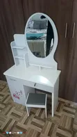 Brand New Dressing Table with Mirror, Drawer, Shelves & Seat - 1