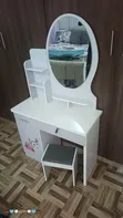 Brand New Dressing Table with Mirror, Drawer, Shelves & Seat - 1