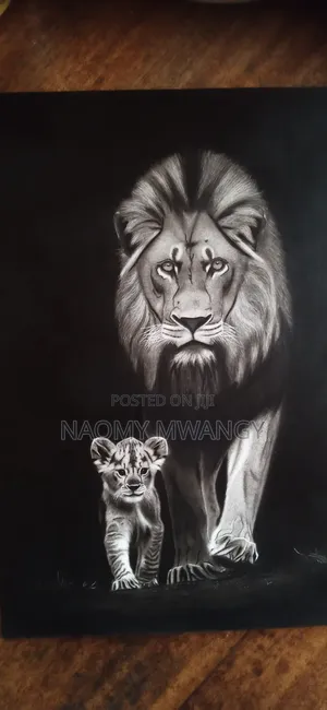 Hyperrealism Charcoal Portraits (A3)