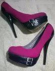 Viatu vya Safetoe vya Wanawake Pinki vya Stiletto - Size 35 - 1