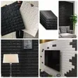 3D Brick Texture Foam Wall Tiles | 50x55cm | Peel-and-Stick - 1
