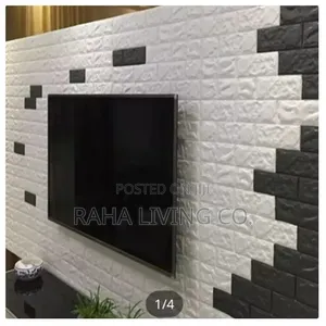 3D Brick Texture Foam Wall Tiles | 50x55cm | Peel-and-Stick
