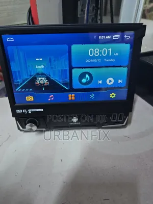 7 Inch Retractable Touch Screen Android Car Radio - 64GB