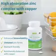 Igennus Zinc Complex 25mg - Picolinate & Bisglycinate, Vidonge 180 - 1