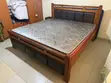 King Size Mahogany Bed and Mattress - 2