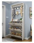 Narrow Entryway Shoe Cabinet Flip Organizer - 1