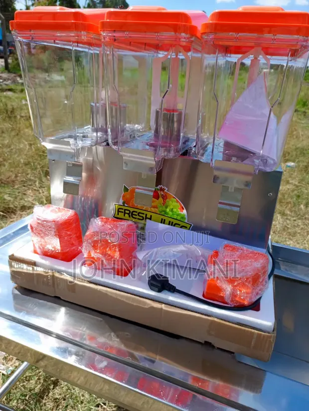 Juice Dispenser ya Nguzo 3 na Cooling - 1