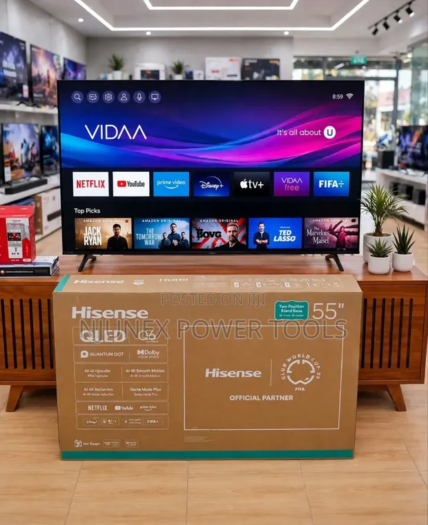 Hisense 55" QLED Q6 Series Smart TV - 1