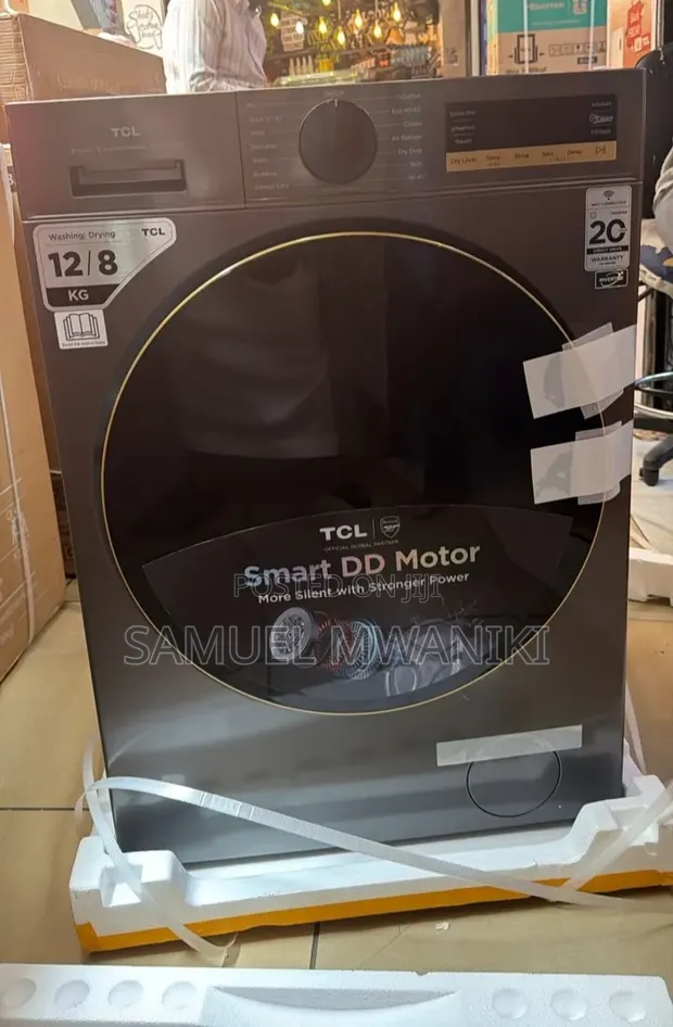 TCL 12/8kg Smart DD Drive Washer and Dryer - 1