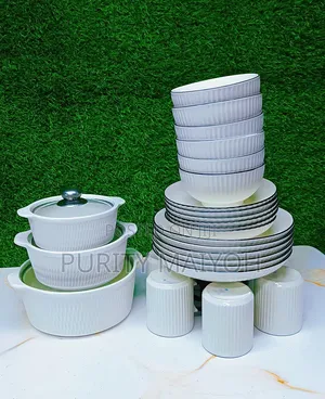 Brand New Ceramic Dinner Set - 27 Pieces