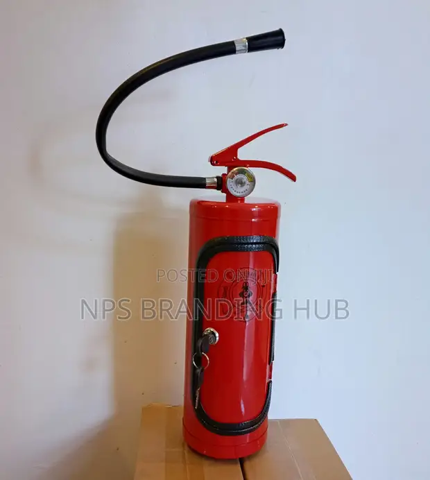 Fire Extinguisher Mini Bar with Lock - 1