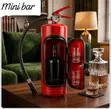 Fire Extinguisher Mini Bar with Lock - 5