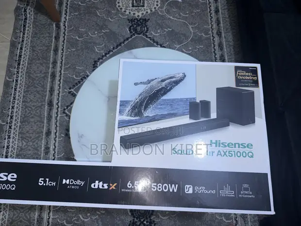 Hisense 580W AX5100Q Soundbar na Dolby Atmos - 1